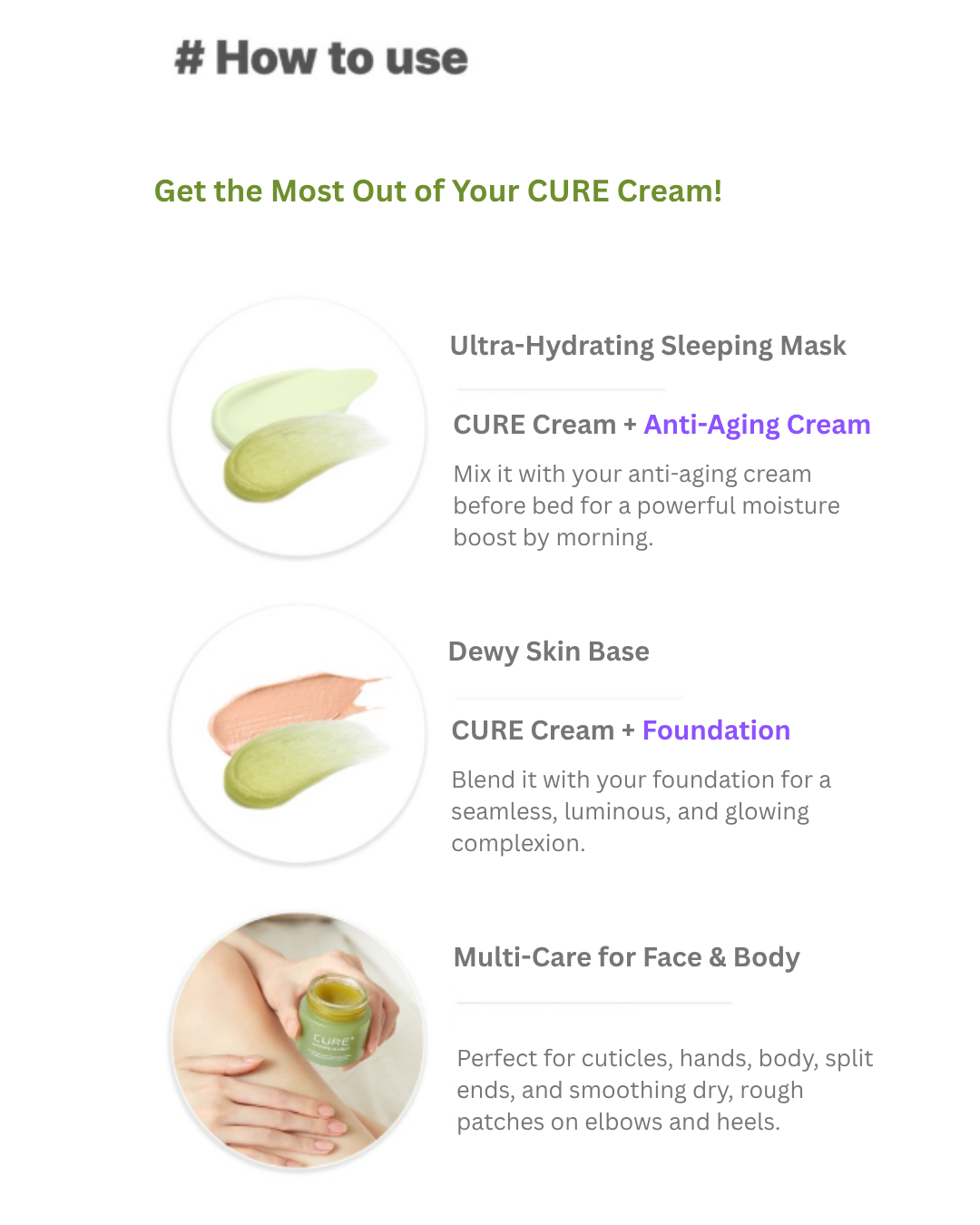💦CURE Intensive 2X Cream (30g)