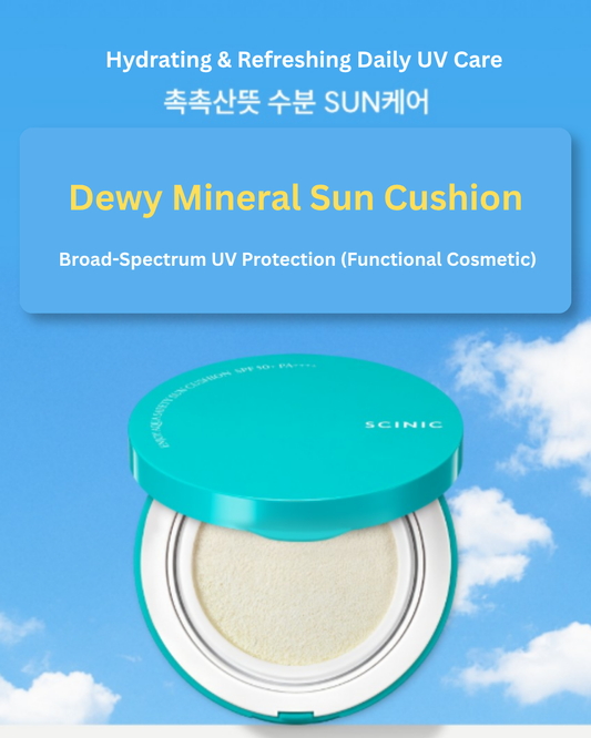 ✨Scinic Aqua Safety Mineral Sun Cushion 15g