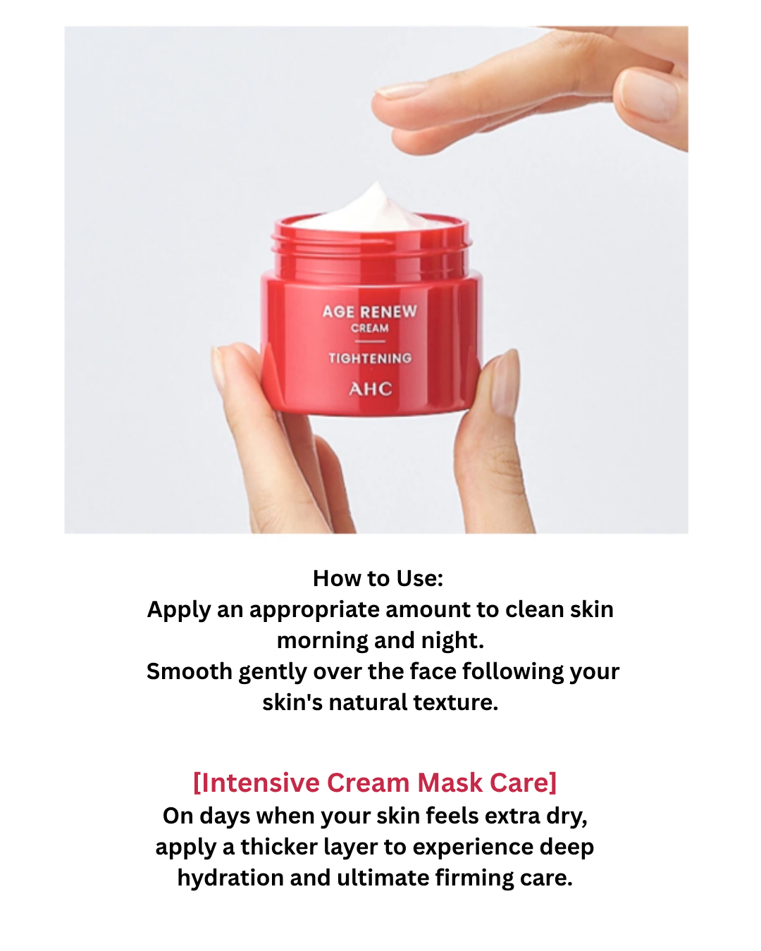 🧴 AHC AGE RENEW FIRMING CREAM 50ml