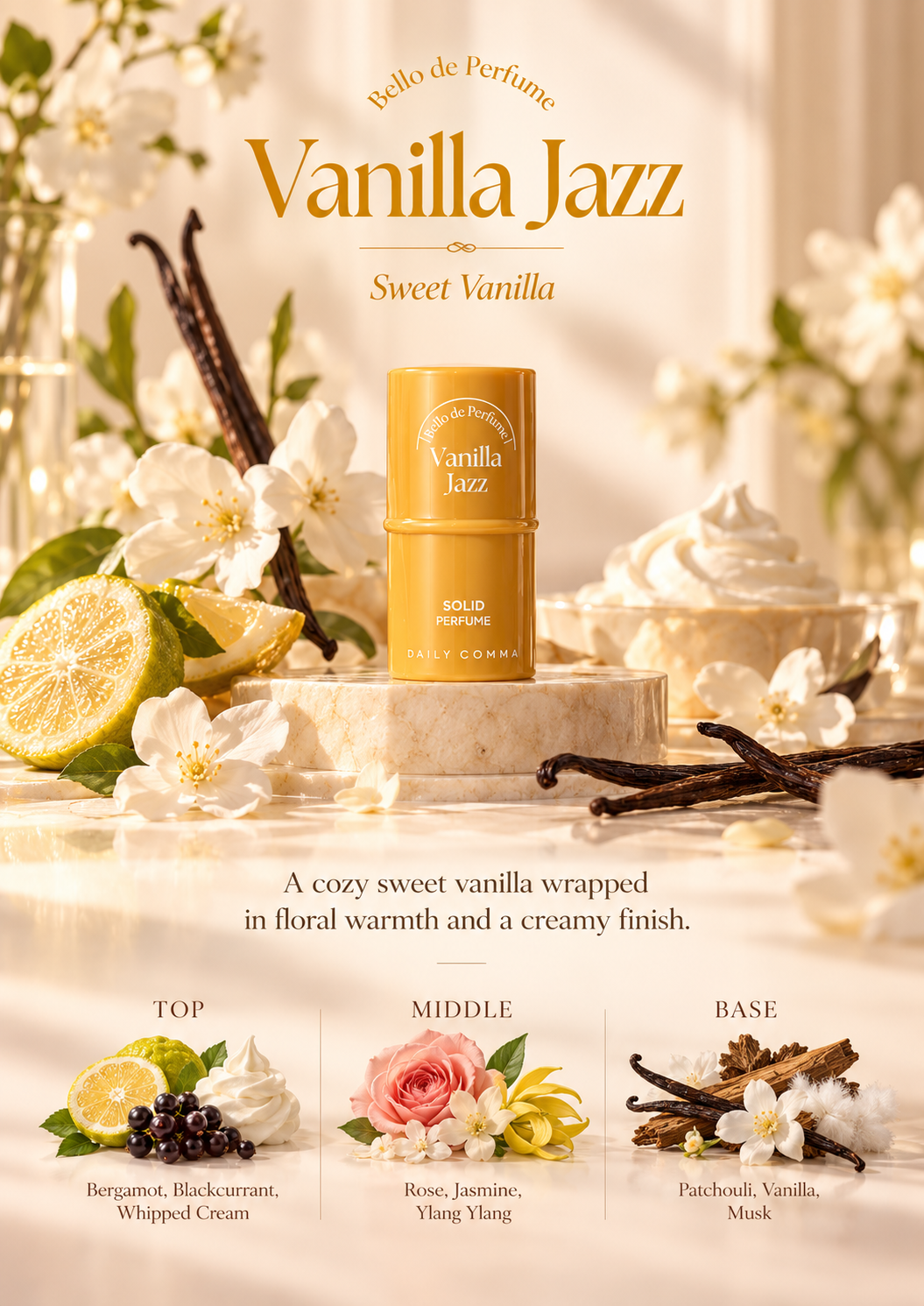 DAILY COMMA Bello de Perfume Solid Perfume