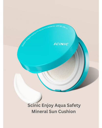 ✨Scinic Aqua Safety Mineral Sun Cushion 15g