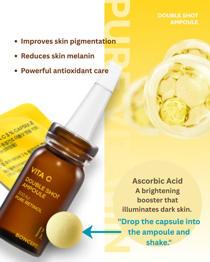 🍋Pure Vita C 3% Double Shot Ampoule Kit
